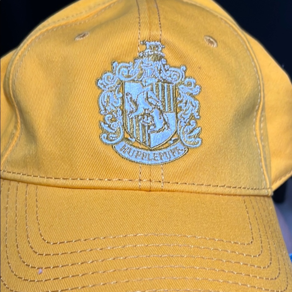 Harry Potter HUPPLEPUFF  Baseball Cap with Embroidered Crest - Picture 3 of 10